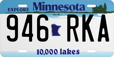 MN license plate 946RKA