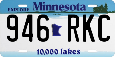 MN license plate 946RKC
