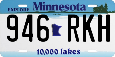 MN license plate 946RKH