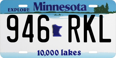 MN license plate 946RKL