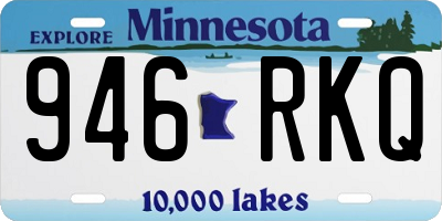 MN license plate 946RKQ