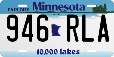 MN license plate 946RLA