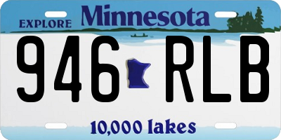 MN license plate 946RLB