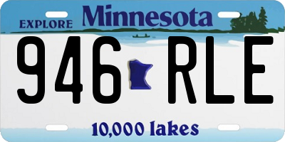 MN license plate 946RLE
