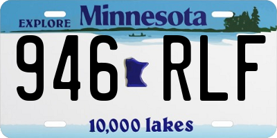 MN license plate 946RLF