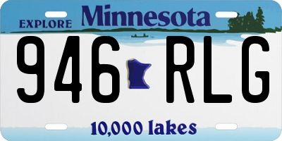 MN license plate 946RLG