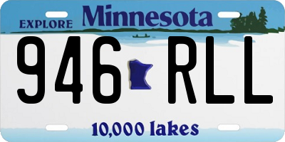 MN license plate 946RLL