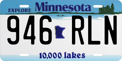 MN license plate 946RLN