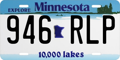 MN license plate 946RLP
