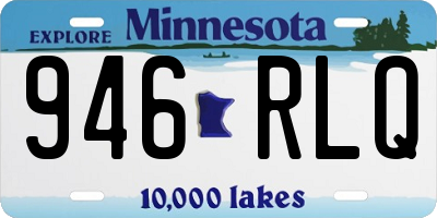 MN license plate 946RLQ