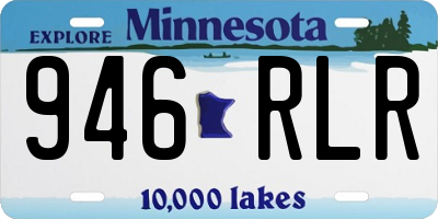 MN license plate 946RLR