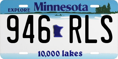 MN license plate 946RLS