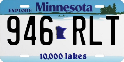 MN license plate 946RLT
