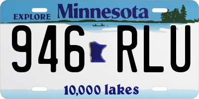 MN license plate 946RLU