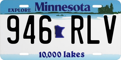 MN license plate 946RLV