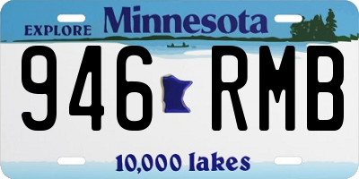 MN license plate 946RMB