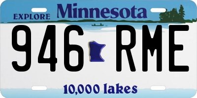 MN license plate 946RME
