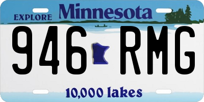 MN license plate 946RMG