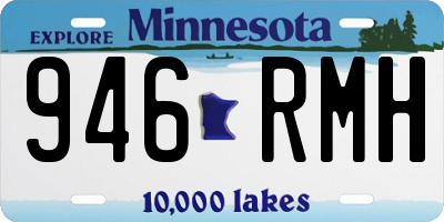 MN license plate 946RMH