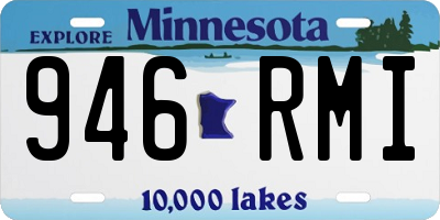 MN license plate 946RMI