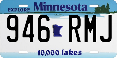 MN license plate 946RMJ