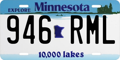 MN license plate 946RML