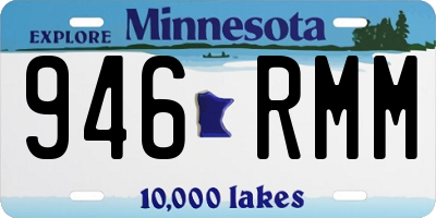 MN license plate 946RMM