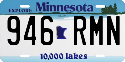 MN license plate 946RMN