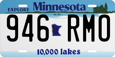 MN license plate 946RMO