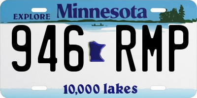 MN license plate 946RMP