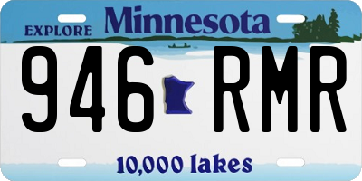 MN license plate 946RMR