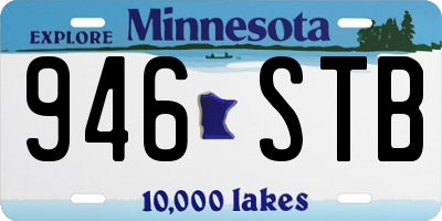 MN license plate 946STB