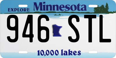 MN license plate 946STL