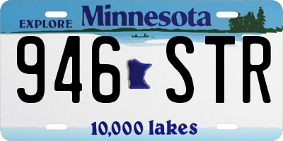MN license plate 946STR