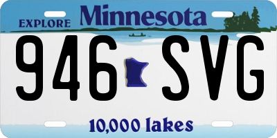 MN license plate 946SVG