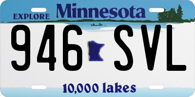 MN license plate 946SVL