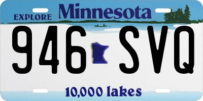 MN license plate 946SVQ