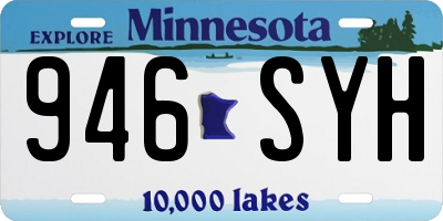 MN license plate 946SYH