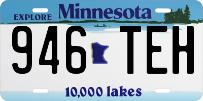 MN license plate 946TEH