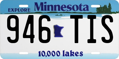 MN license plate 946TIS