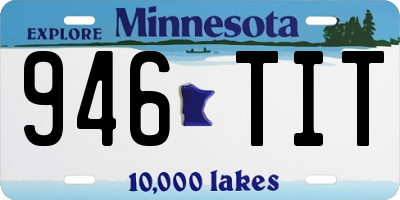 MN license plate 946TIT