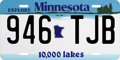 MN license plate 946TJB