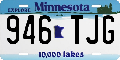 MN license plate 946TJG