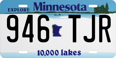 MN license plate 946TJR