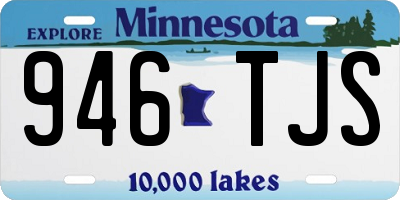 MN license plate 946TJS