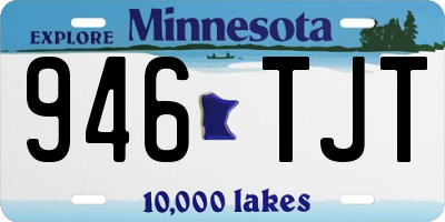 MN license plate 946TJT