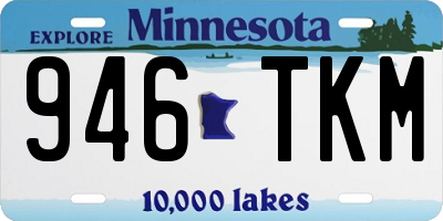 MN license plate 946TKM