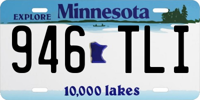 MN license plate 946TLI