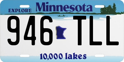 MN license plate 946TLL