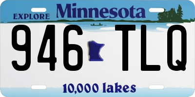 MN license plate 946TLQ